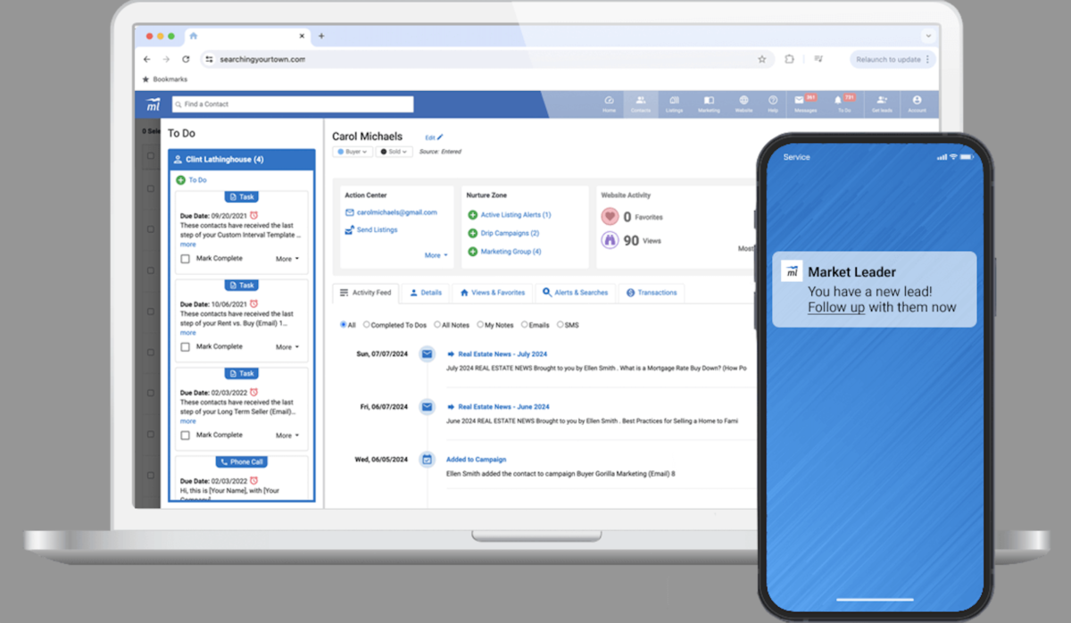 Lead generation dashboard